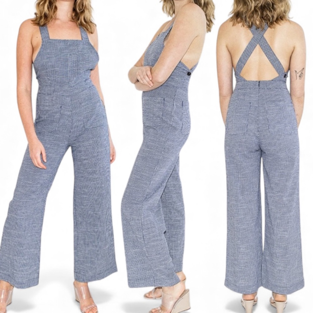 Rolla’s Admiral Jumpsuit - Mini Check Pattern Size 12 - Large